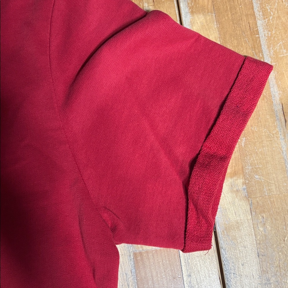 Zara Man Red 'Revive' Short Sleeve Tee - Picture 3 of 10